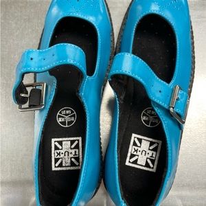 T.U.K Woman’s Blue Creeper Shoes